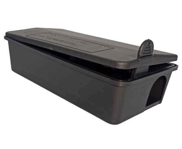 Caja Cebadera Ratas X 2 Con Llave Con Planchas Pegamento - 2